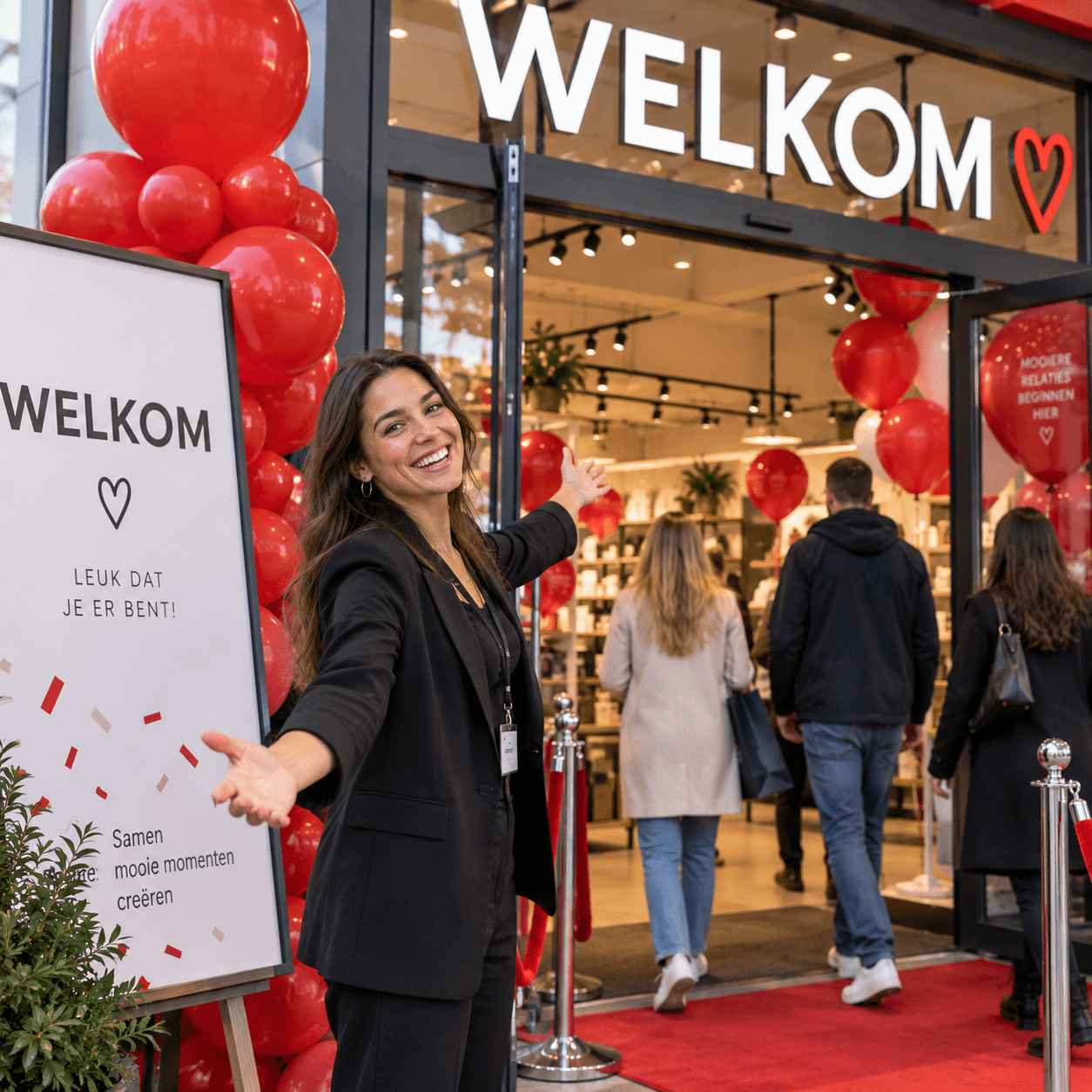 Winkel- en bedrijfsopening