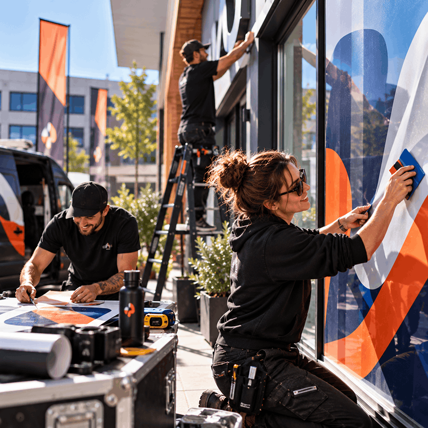 Signing en reclameproductie