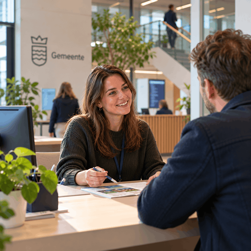 Medewerkers bij een gemeente