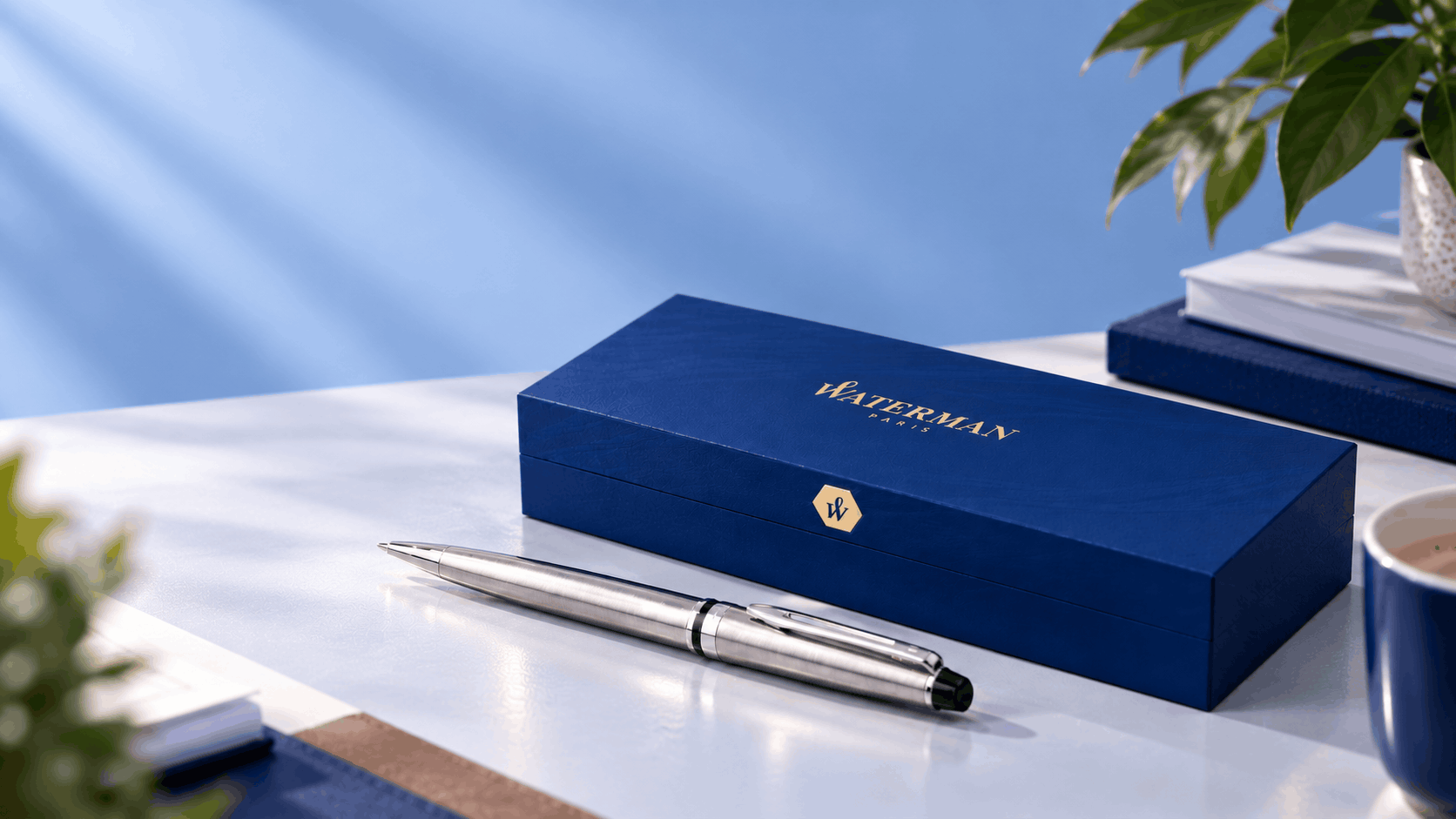 Luxe Waterman pennenset met bureauaccessoires