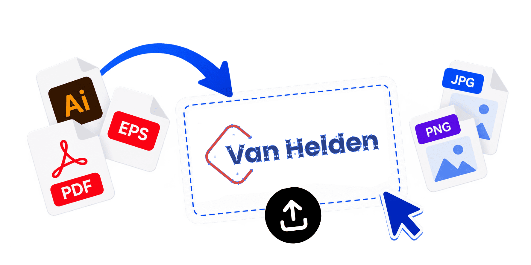 Logo aanleveren bij Van Helden