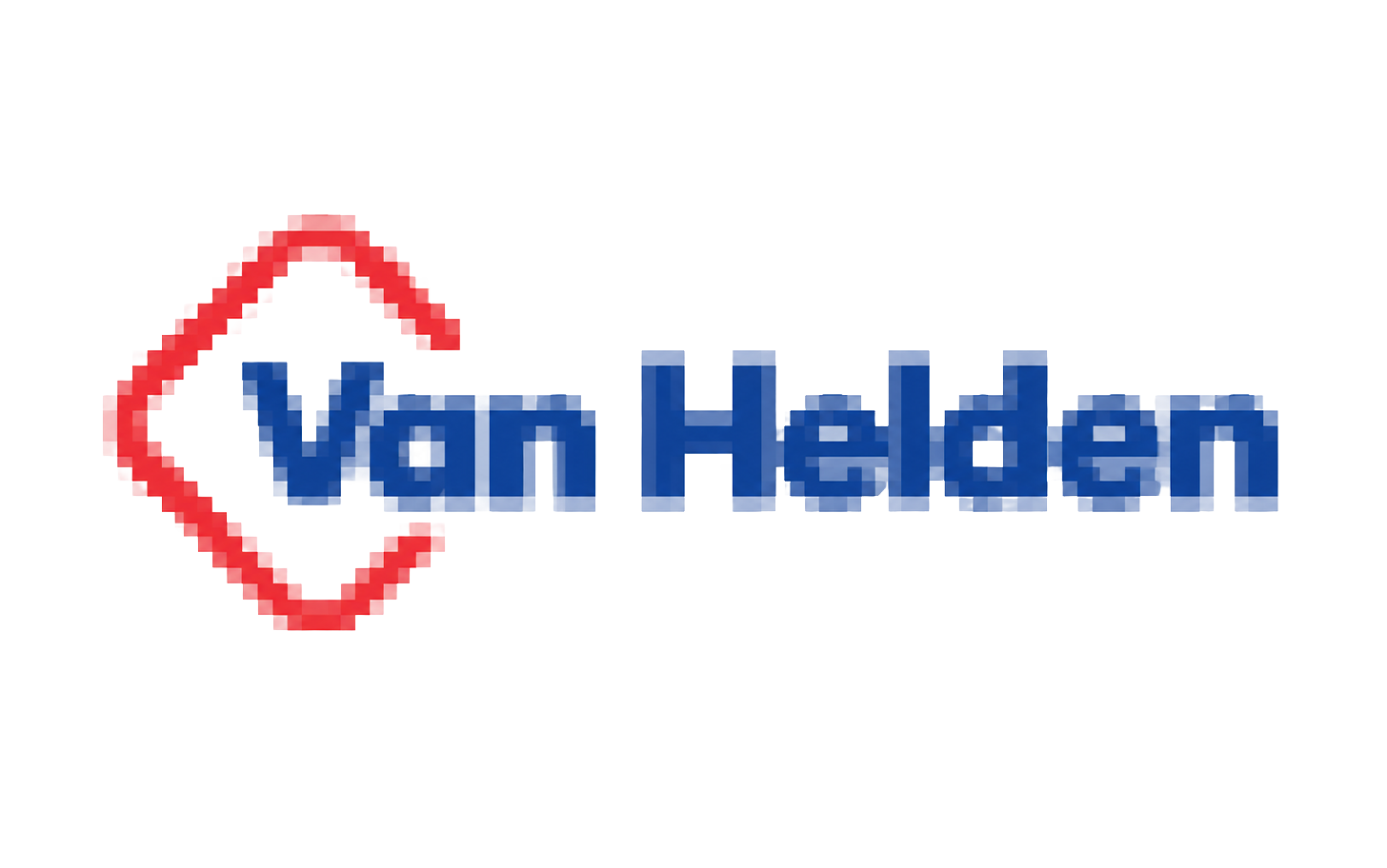 Voorbeeld van een pixelbestand bij vergroting